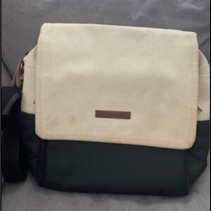 Petunia pickle bottom black and cream diaper bag